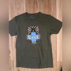 Live “Lightening Crashes” Band Tee S